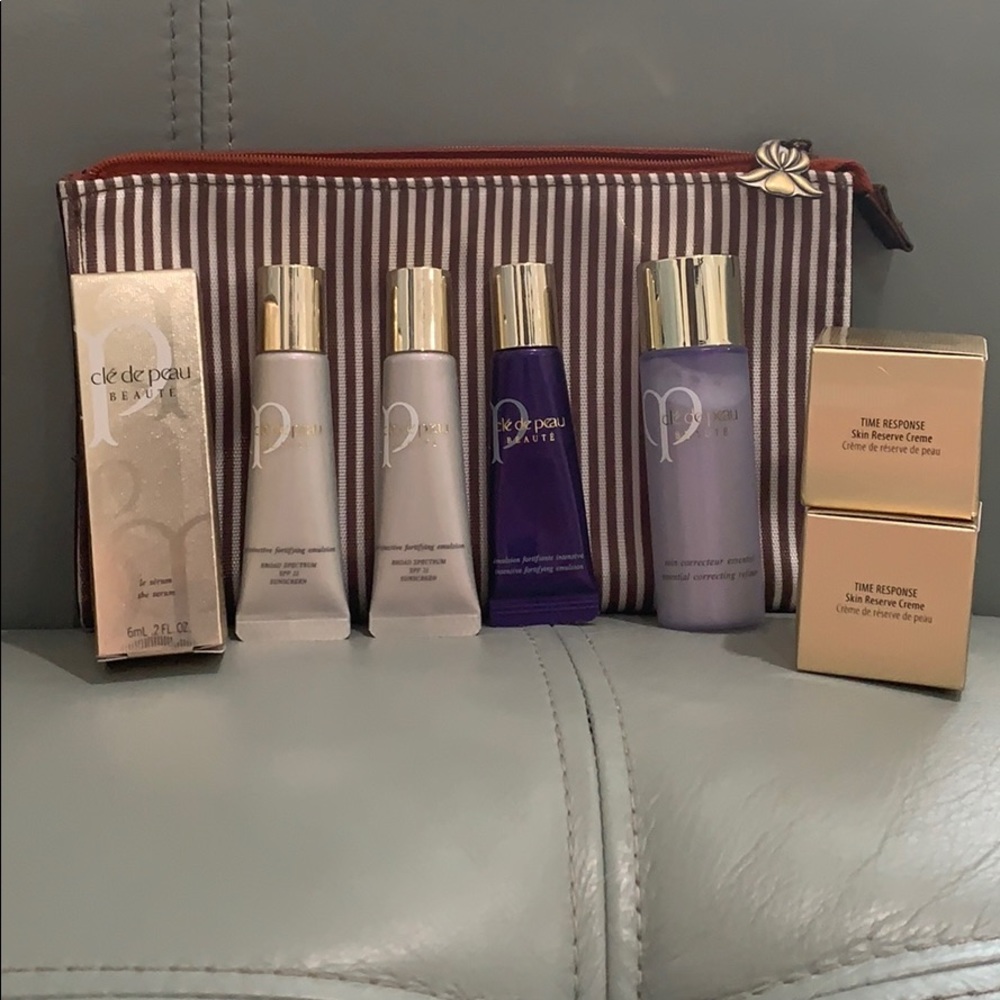 Cle de peau skin set travel size with bag included